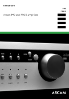 Arcam P90 - Owners Manual 